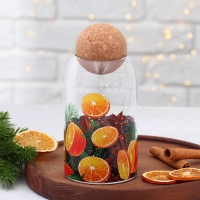 Новый год. Банка для хранения &laquo;Аромат праздника&raquo;, 800 мл