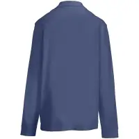 Рубашка поло унисекс с длинным рукавом Pacific LSL, синяя (джинс), размер XL