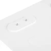 Станция беспроводной зарядки с колонкой и ночником Trilogy, белая