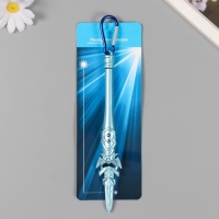 Фонарик свет на карабине "Меч" мигает, 3 режима, ультрафиолет, лазер 2х3х19 см МИКС Фонарик свет на карабине "Меч" мигает, 3 режима, ультрафиолет, лазер 2х3х19 см МИКС