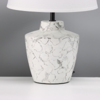 Лампа настольная "Клауд" 1х40Вт Е27 белый/черный 25х25х38,,5см