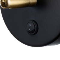 Бра "Алонсо" LED 5Вт золото-черно 10х7,5 см