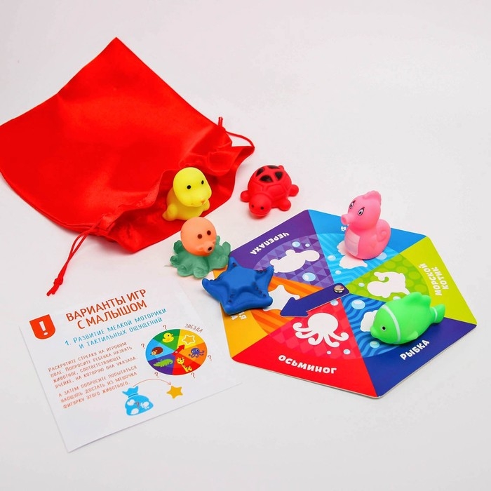 Детское развивающее лото &laquo;Африка, Морские жители&raquo;, изучение животных, виды МИКС, Крошка Я