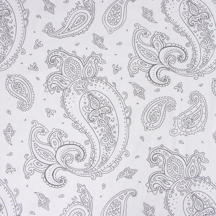 Комплект Экономь и Я "Узоры востока" цв.серый: Простыня 145*214см,70*70см, бязь,120г,100%хл