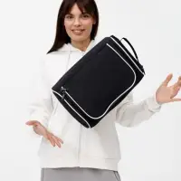 Сумка для обуви Equipex, черная с белым