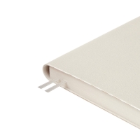 Ежедневник недатированный А5, 128 листов GRAND, интегральная обложка из искусственной кожи, ляссе, кремовый блок 70 г/м2, жемчужный