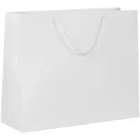 Пакет бумажный с ламинацией Lami Tote L, белый