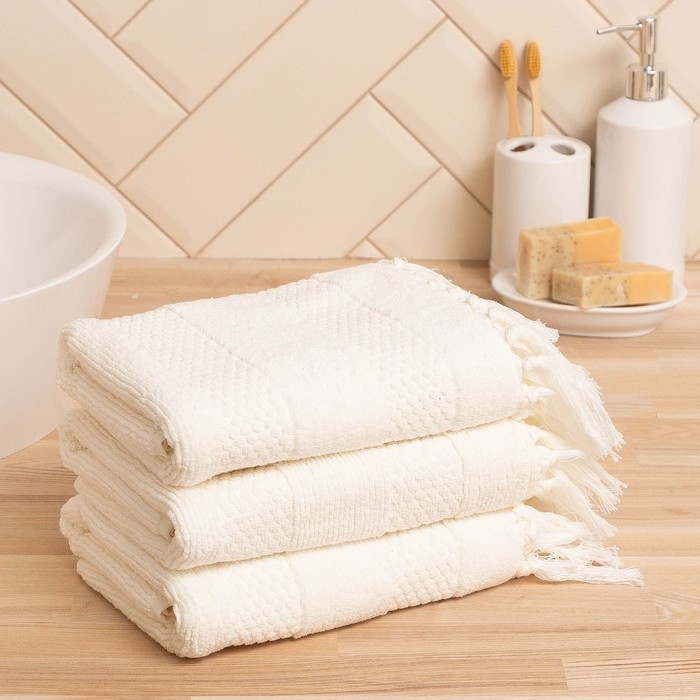 Полотенце для ног Love Life Полотенце для ног Love Life "Turkish dream" 50*90 см, белый, 100% хл, 500 гр/м2