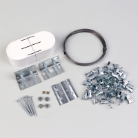 Карниз-струна 7 м, с металлическими зажимами, 40 шт, цвет белый Карниз-струна 7 м, с металлическими зажимами, 40 шт, цвет белый