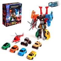 Робот «Автобот», собирается из 7 машин Робот «Автобот», собирается из 7 машин
