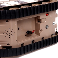 Танк радиоуправляемый &laquo;Баттл&raquo;, стреляет, эффект дыма, цвет коричневый