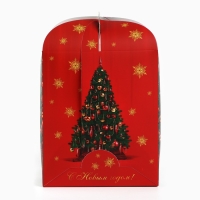 Складная коробка под маленький торт «Роскошная ёлка», 15 х 15 х 18 см, Новый год Складная коробка под маленький торт «Роскошная ёлка», 15 х 15 х 18 см, Новый год