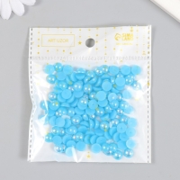 Декор для творчества пластик "Половинки бусин. Голубой" 20 гр 0,8х0,8 см Декор для творчества пластик "Половинки бусин. Голубой" 20 гр 0,8х0,8 см