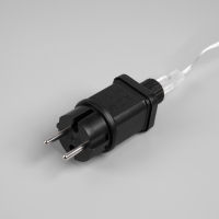 Гирлянда &laquo;Нить&raquo; 100 м роса, IP44, серебристая нить, 1000 LED, свечение мульти, 18 В