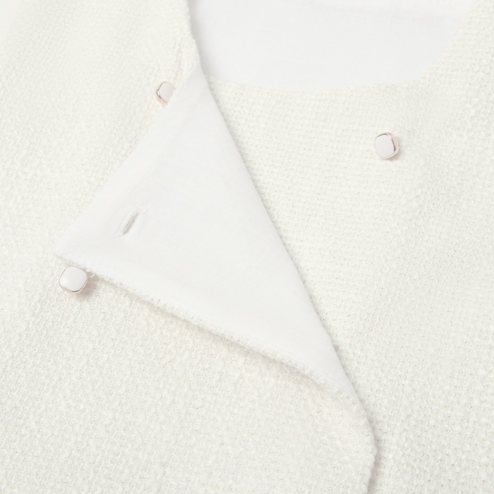 Жилетка для девочки, MINAKU :Party Dress, цвет белый, рост 158 см