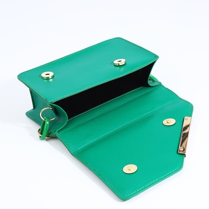 Сумка мессенджер на молнии, цвет зелёный Сумка мессенджер на молнии, цвет зелёный