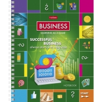 Тетрадь 80 листов в клетку на гребне "Монополия", обложка мелованный картон, блок офсет 65г/м&sup2;, 4 вида