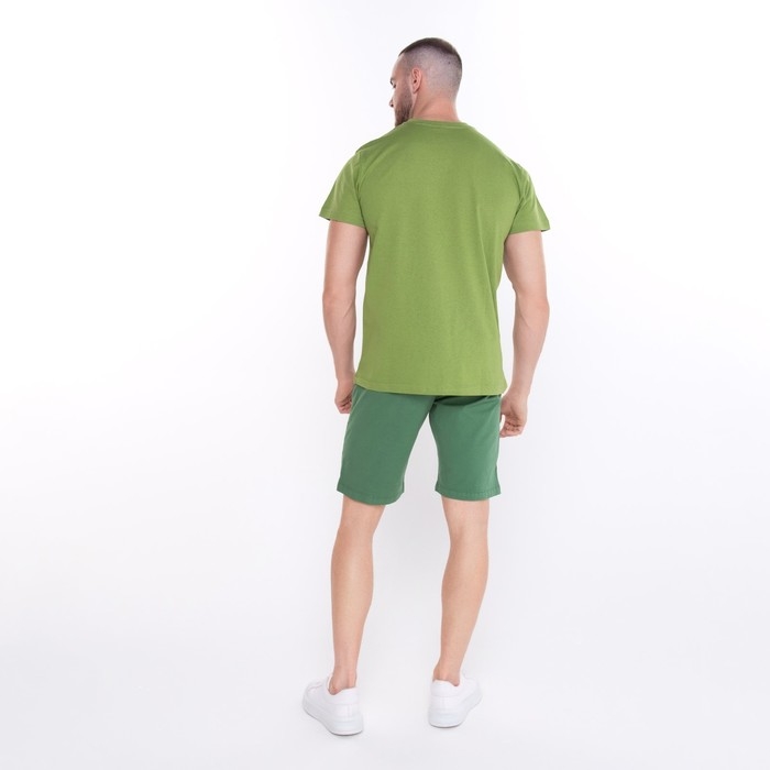 Шорты мужские, цвет тёмно-зелёный, размер 46-48 (31)