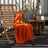 Плед Plush, оранжевый