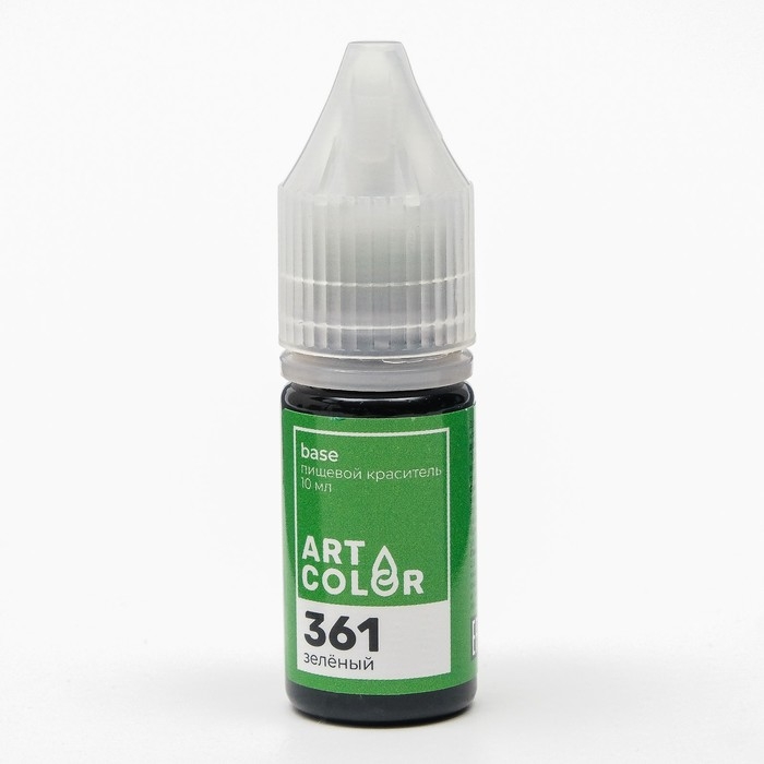 Гелевый краситель Art Color, зелёный, 10 мл Гелевый краситель Art Color, зелёный, 10 мл