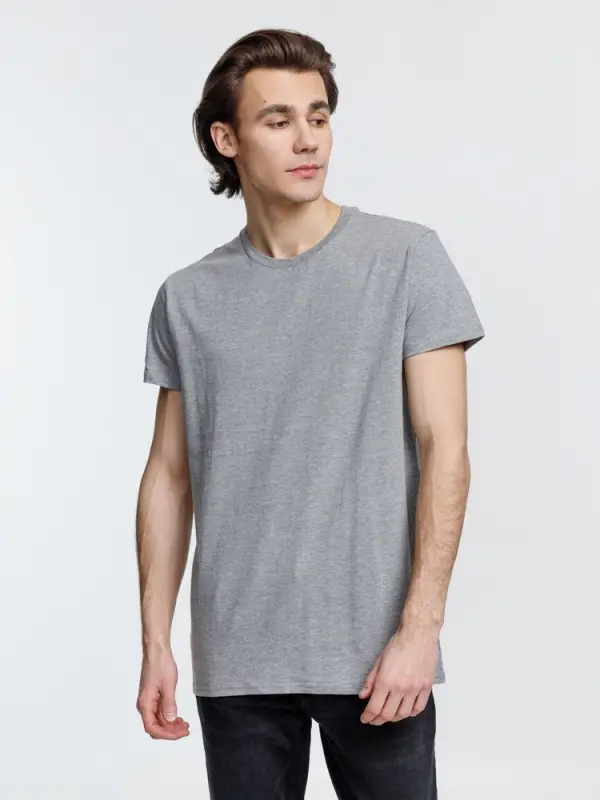 Футболка мужская Pioneer Men, серый меланж, размер XS