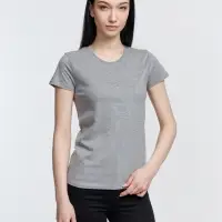 Футболка женская Pioneer Women, серый меланж, размер S