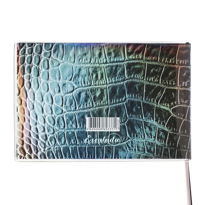 Еженедельник датированный 2025 год, ESCALADA "змея металлик", мягкая обложка ПВХ, 64 листа, блок 70 г/м&sup2;, 180 х 127мм