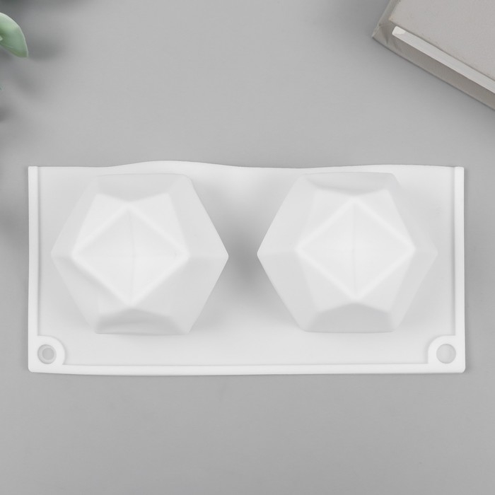 Молд силикон Молд силикон "Многогранники" 16,5х6,7х4,7 см