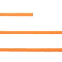 Круглый шнур Lasso S, оранжевый неон, 10 см