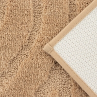 Коврик для дома Доляна &laquo;Валенсия&raquo;, 50&times;80 см, цвет бежевый