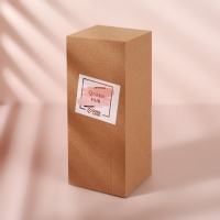 Органайзер для ватных палочек и дисков «BAMBOO», с крышкой, 2 съёмные секции, 7 × 18,5 см, в картонной коробке, цвет прозрачный Органайзер для ватных палочек и дисков «BAMBOO», с крышкой, 2 съёмные секции, 7 × 18,5 см, в картонной коробке, цвет прозрачный