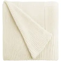 Плед Chess Queen, ver.2, молочно-белый Плед Chess Queen, ver.2, молочно-белый