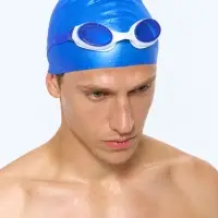 Очки для плавания Swimatic, синие с белым Очки для плавания Swimatic, синие с белым
