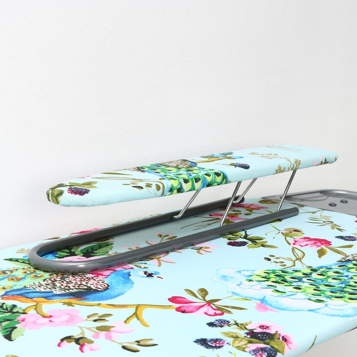 Доска гладильная &laquo;Nika&raquo;, 122&times;40 см, высота до 90 см, европодставка, рисунок МИКС