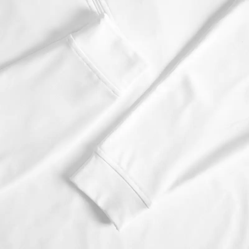 Свитшот на молнии из бифлекса Morfiss, белый, размер XS/S