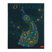 Тетрадь 96 листов клетка "Fantastic animals", обложка мелованный картон, матовая ламинация, 3D лак, блок 60 г/м2, МИКС