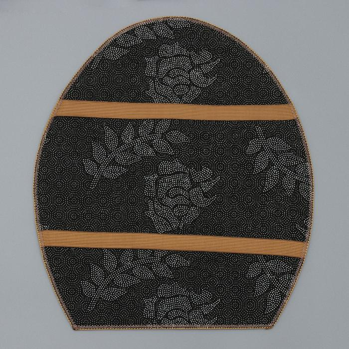 Набор ковриков для ванной и туалета Доляна &laquo;Ракушки&raquo;, 3 шт: 50&times;80, 50&times;40, 40&times;43 см