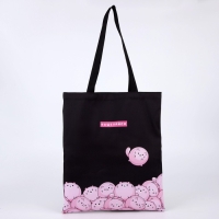 Шопер детский для девочки «Выделяйся», без молнии, без подкладки, цвет чёрный Шопер детский для девочки «Выделяйся», без молнии, без подкладки, цвет чёрный