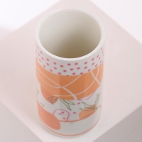 Стакан керамический &laquo;Узоры&raquo;, 250 мл, цвет белый