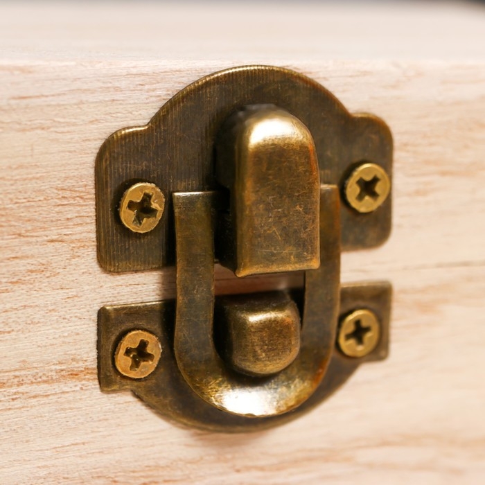 Шкатулка дерево для росписи Шкатулка дерево для росписи "Прямоугольная" 5,5х10х6 см