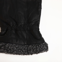 Перчатки мужские, размер XXXL, с утеплителем, цвет чёрный Перчатки мужские, размер XXXL, с утеплителем, цвет чёрный