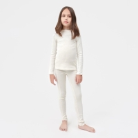 Термобельё для девочки (лонгслив, легинсы) цвет экрю, рост 140 Термобельё для девочки (лонгслив, легинсы) цвет экрю, рост 140