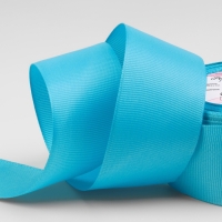 Лента репсовая, 40 мм, 23 &plusmn; 1 м, цвет голубой №20