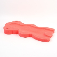 Подкладка для купания макси &laquo;Мишка&raquo;, цвет красный/розовый, 55х30х6см