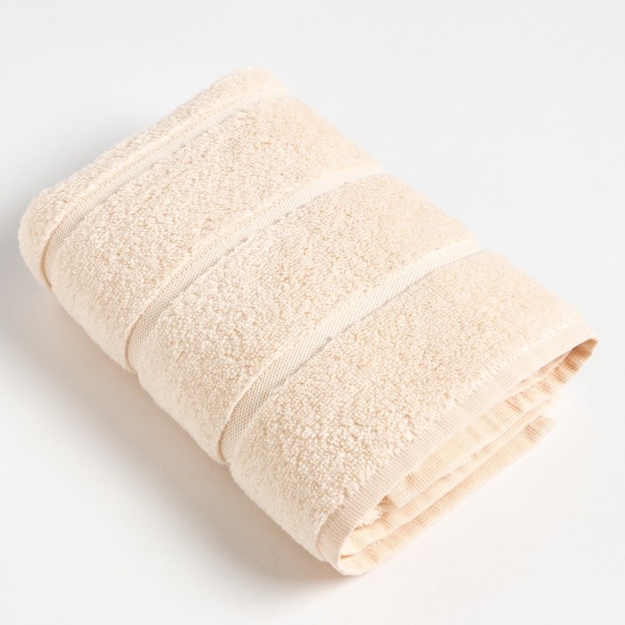 Полотенце махровое Love Life &laquo;Ария&raquo; 70х140 см, бежевый, 100% хл, микро-коттон, 450 гр/м2