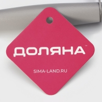 Пушер для картофеля Доляна Smasher, 10&times;15,5 см, нержавеющая сталь, цвет хромированный