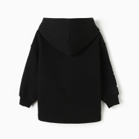 Толстовка для девочки, цвет черный, рост 104 см Толстовка для девочки, цвет черный, рост 104 см