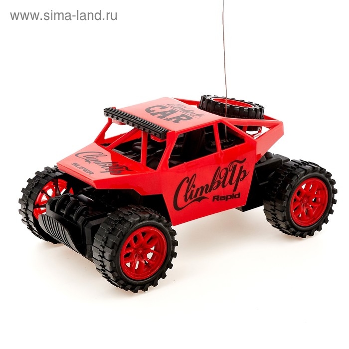 Джип радиоуправляемый &laquo;Багги&raquo;, работает от батареек, цвета МИКС