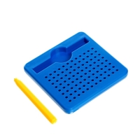 Планшет магнитный для рисования, 96 отверстий, синий Планшет магнитный для рисования, 96 отверстий, синий