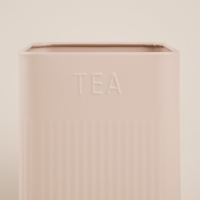 Банка для хранениясыпучих продуктов &laquo;Сан-Лоренцо&raquo;, 10&times;13 см, цвет розовый, с бамбуковой крышкой